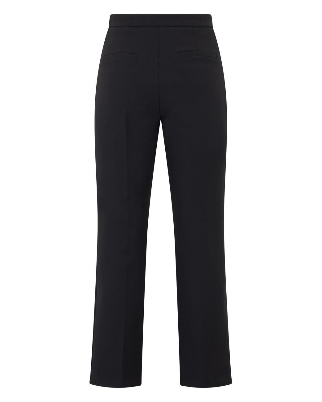Elisabetta Franchi Blue Straight-Leg Trousers Polyester Straight