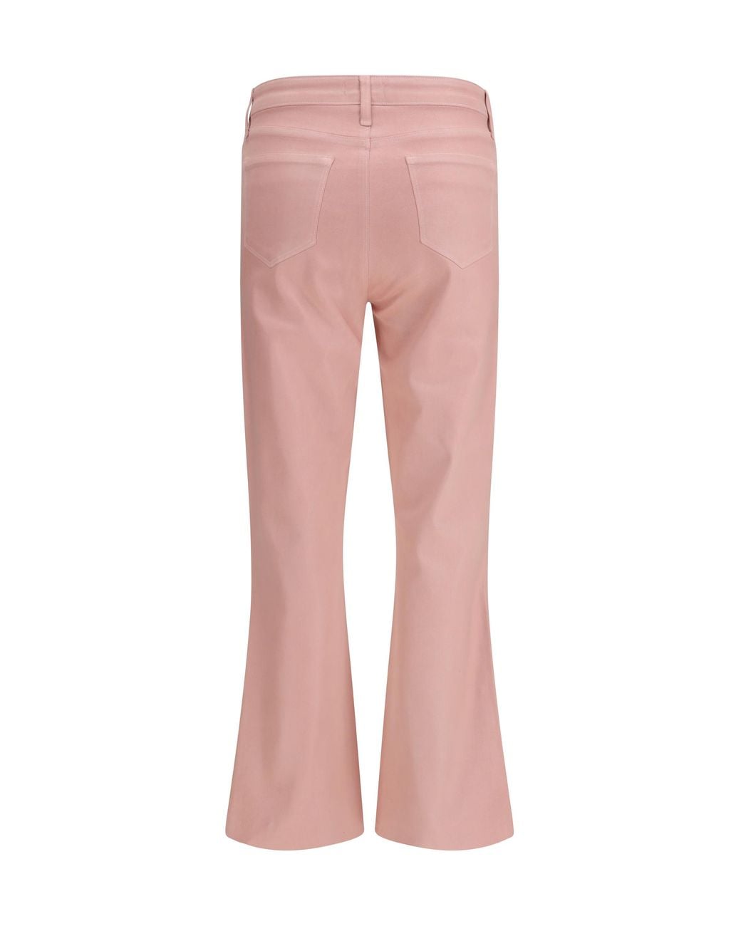L'Agence Pink Kendra Pants Cotton; Elastane; Spandex