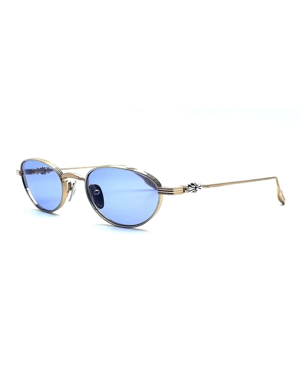 Chrome Hearts Clitorial - Shiny Silver Sunglasses in Black for Men