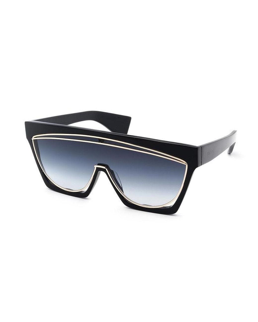 Loewe Blue Sunglasses Shield Full Rim, Frame And Gradient Smoke Lens Lw40012I05B