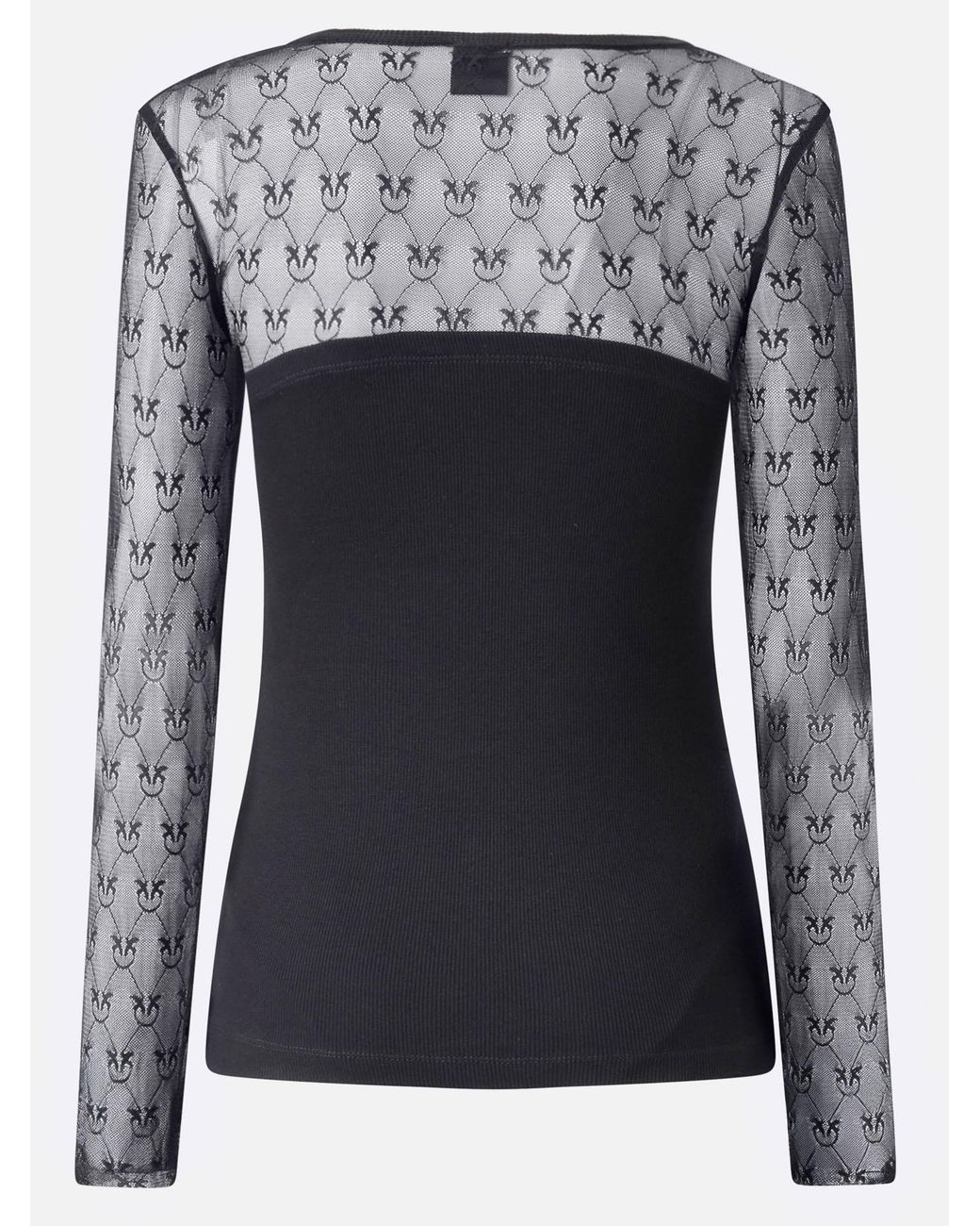 Pinko Gray Jersey Sweater Violinist Cotton