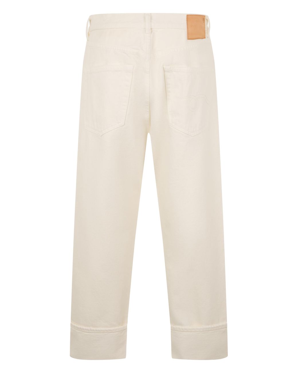 R13 Natural Cropped Cotton Jeans