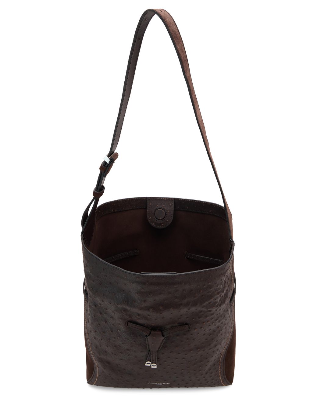 Gianni Chiarini Black Shoulder Bag Sienna Leather Cow Hide
