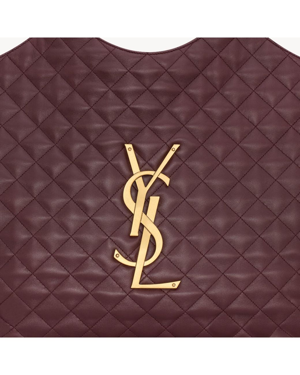 Saint Laurent Red Shoulder Bag Icare Nappa Leather