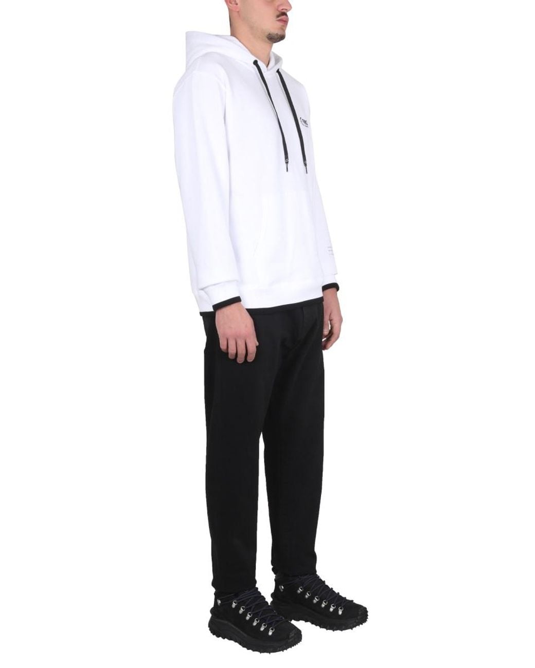Moncler Genius White Cotton Denim Jeans for men