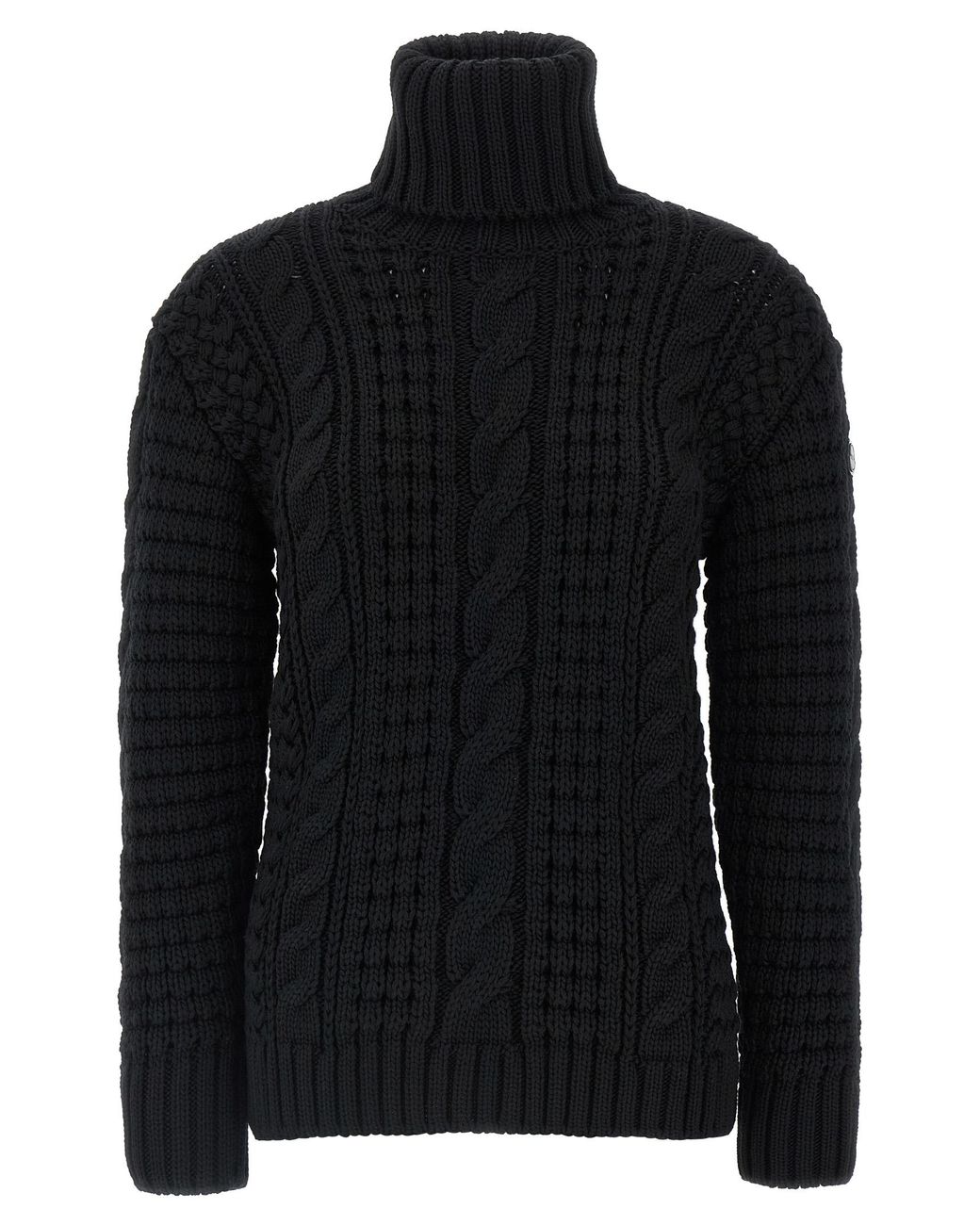 Moncler Genius Black Virgin Wool Sweater