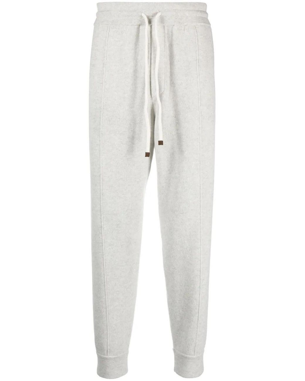 Brunello Cucinelli White Pants M22705329G_Ci807 for men