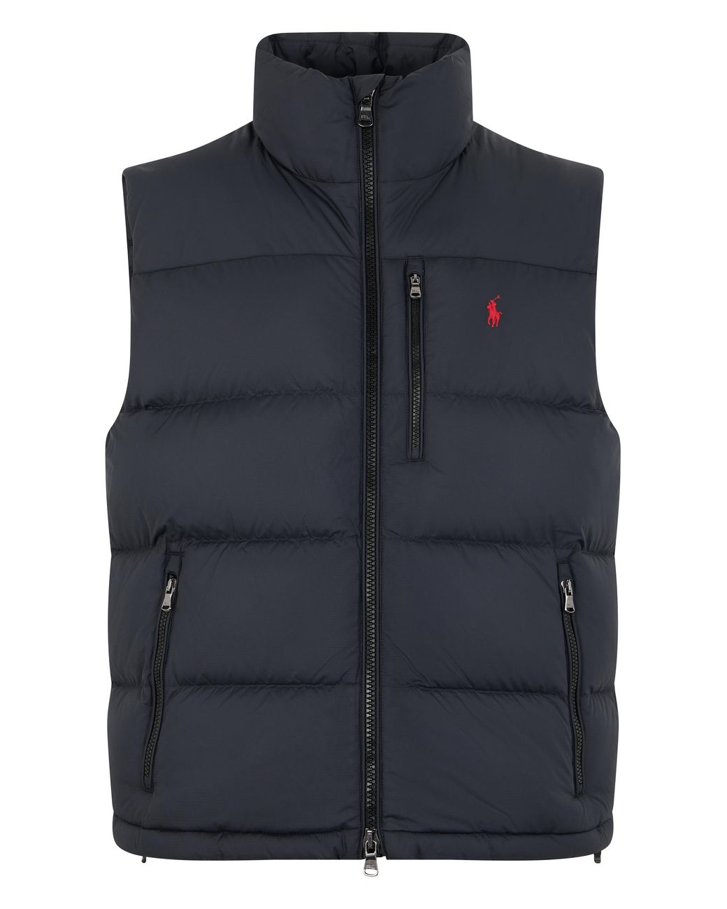 Polo Ralph Lauren Blue Padded Vest Polyester Waistcoats & Gilets for men
