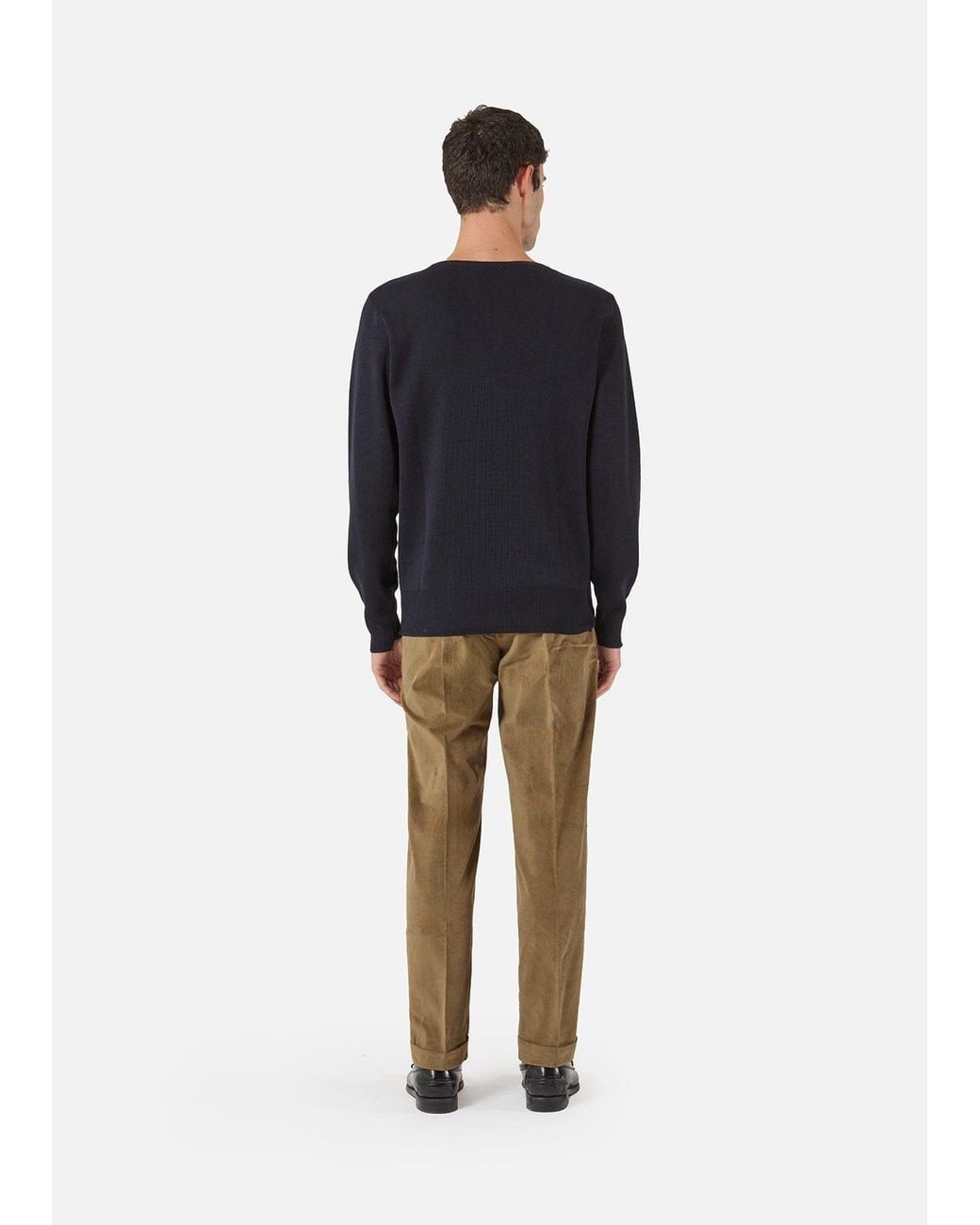 Doppiaa Blue Aappio Wool Sweater for men