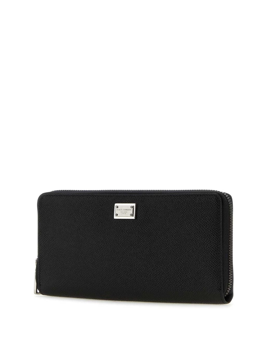 Dolce & Gabbana Black Leather Wallet for men