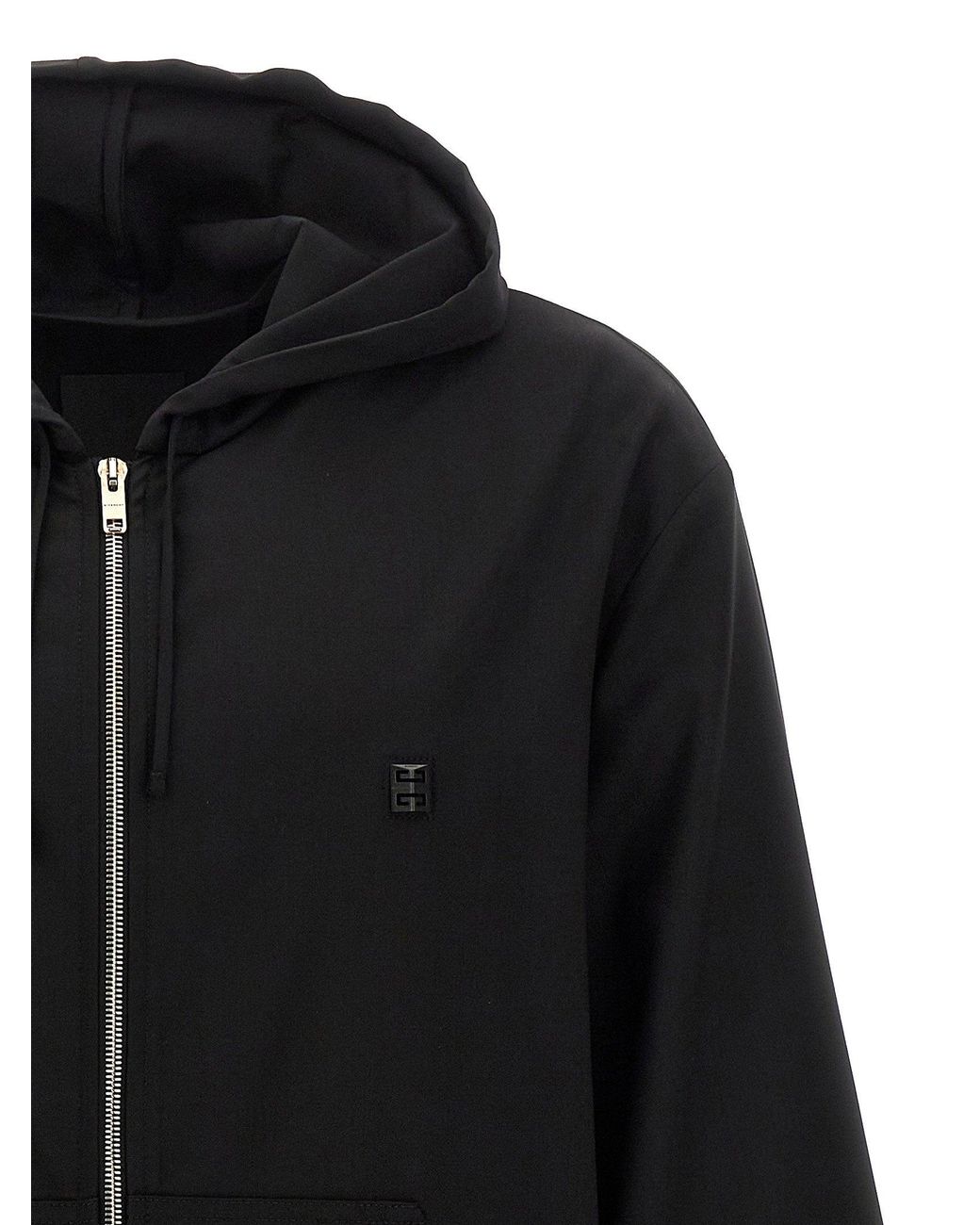 Givenchy Black Wool Hoodie