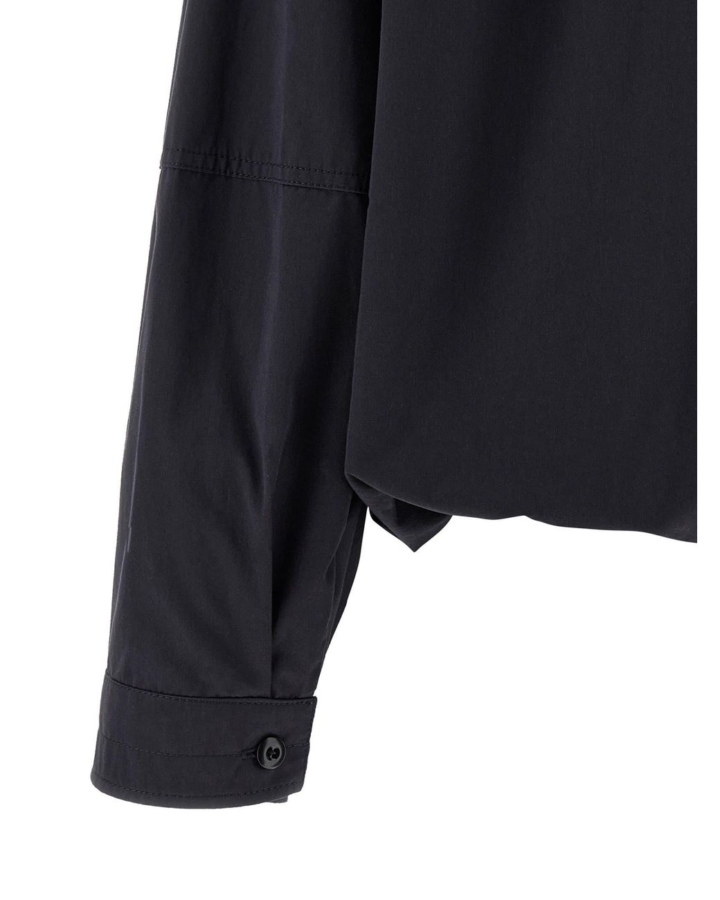 Lemaire Black 'Soft Pleated' Jacket