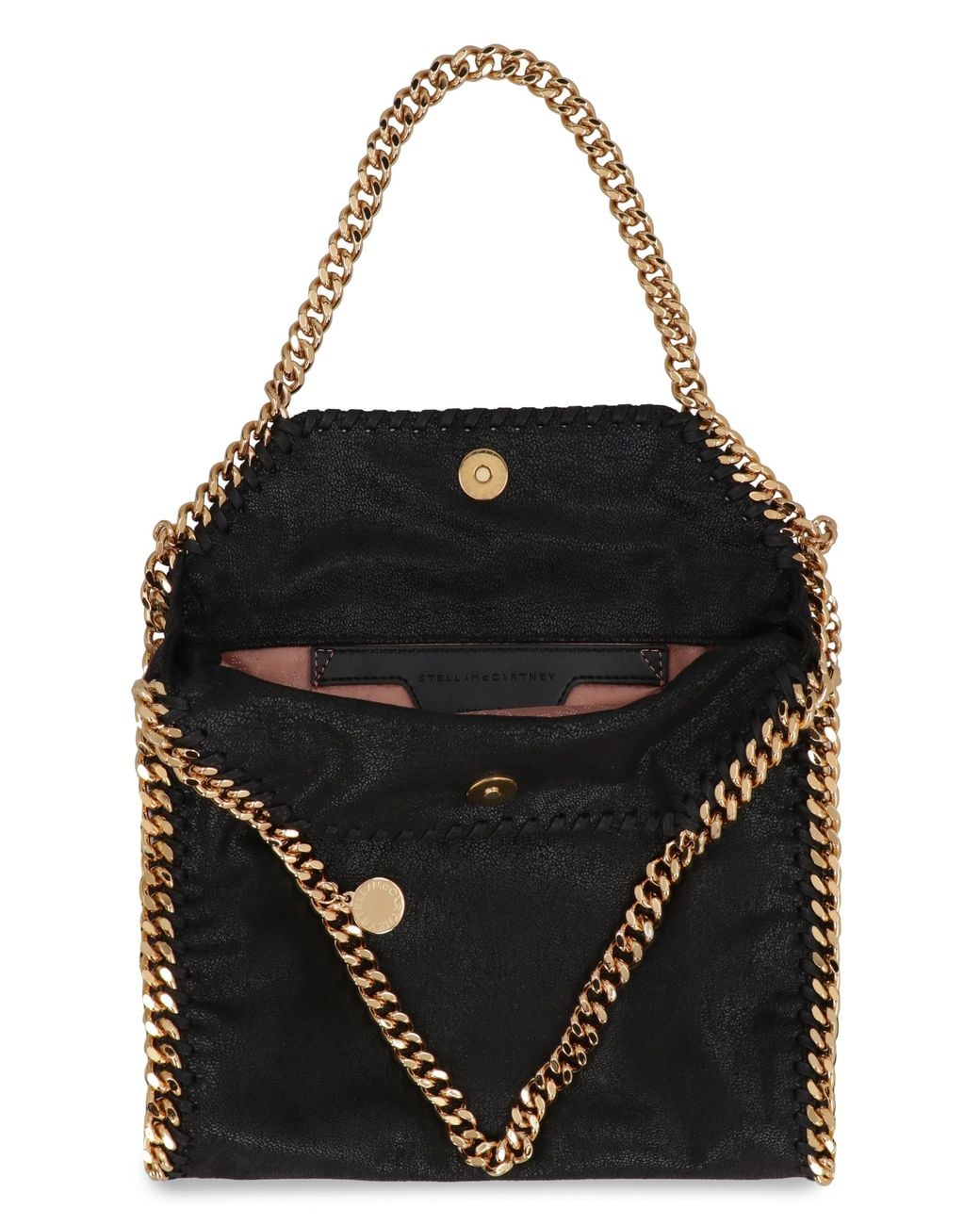 Stella McCartney Black Mini Falabella Tote Handbag