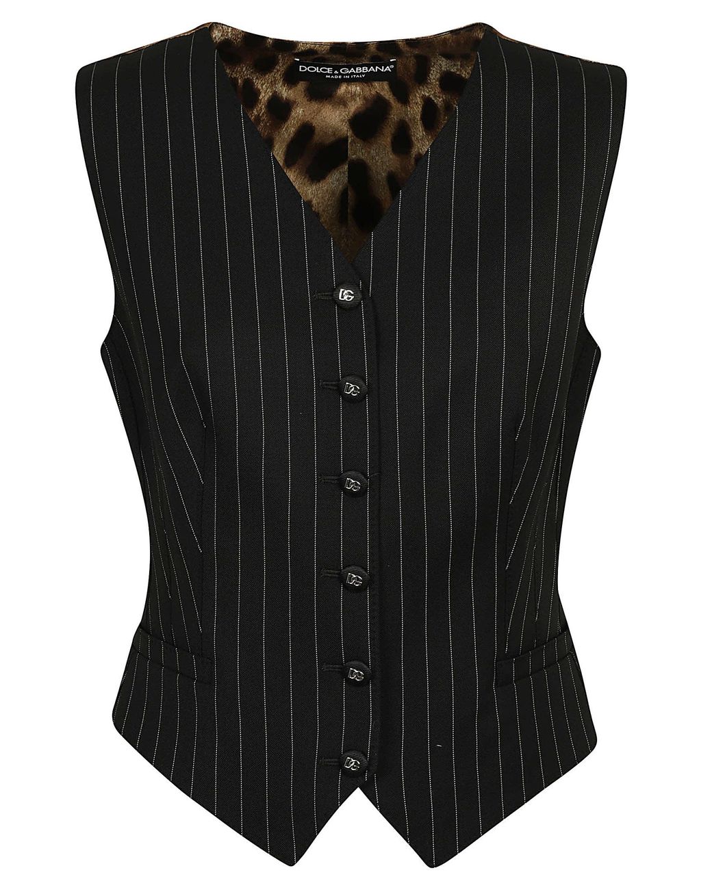 Dolce & Gabbana Pinstripe Vest Lyst