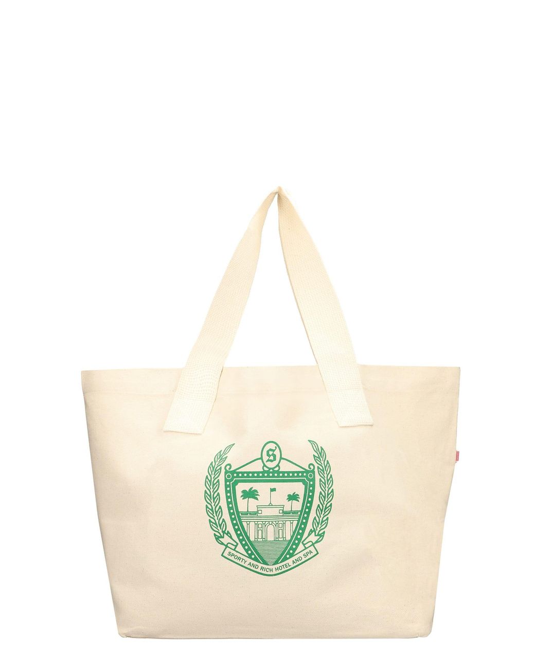 Sporty & Rich Tote In Cotton in Natural Lyst