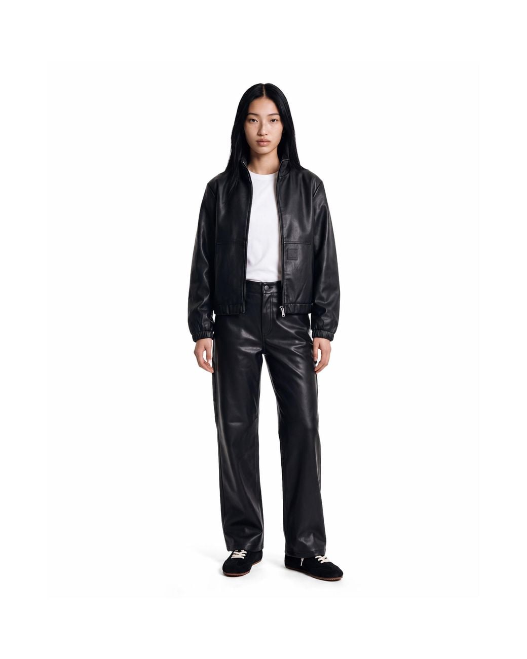 Carhartt Black Trousers Arizona 69/Polyurethane/Viscose