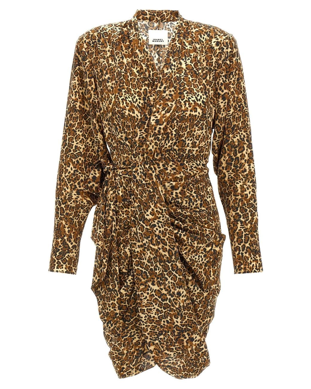 Isabel Marant Cleora Dress in Natural | Lyst