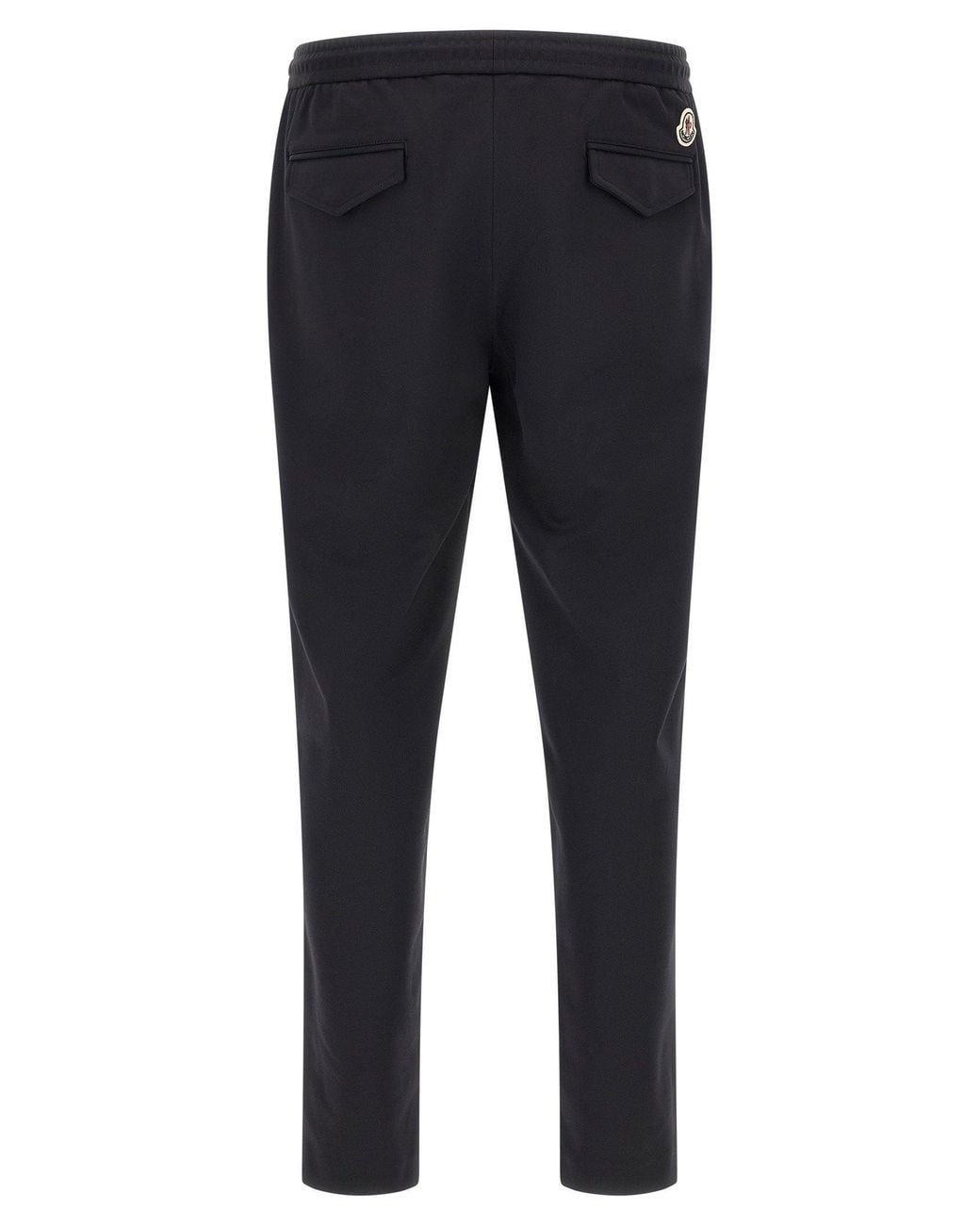 Moncler Blue Logo Patch Joggers for men