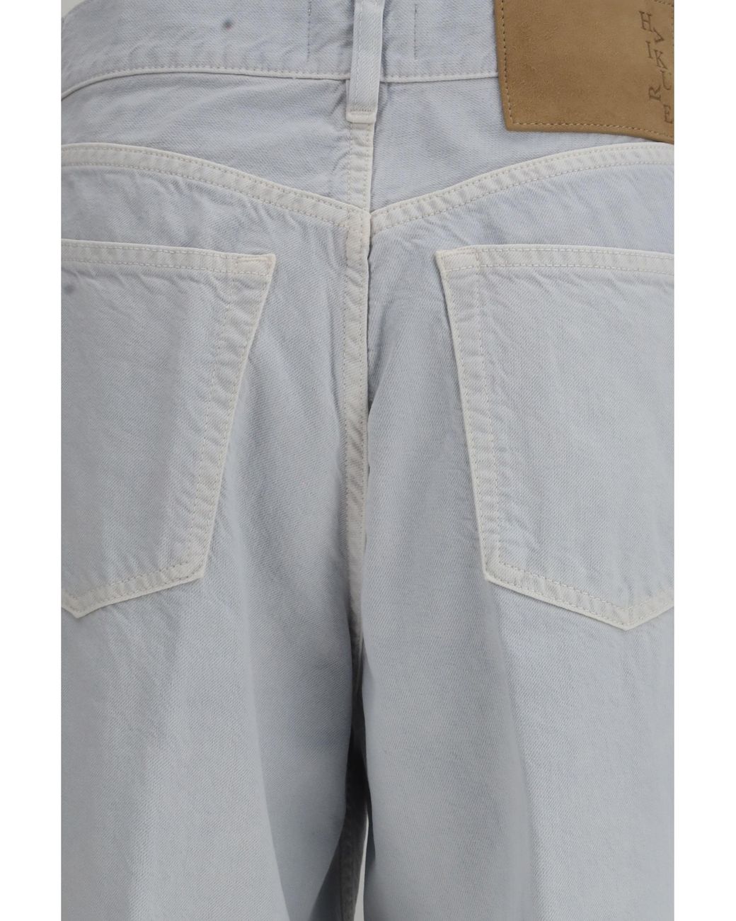 Haikure Gray Bethany Twill 45 Jeans Cotton; Linen