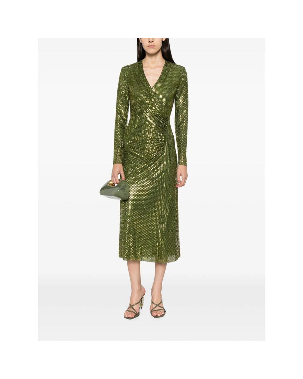 Self-Portrait Green Dresses