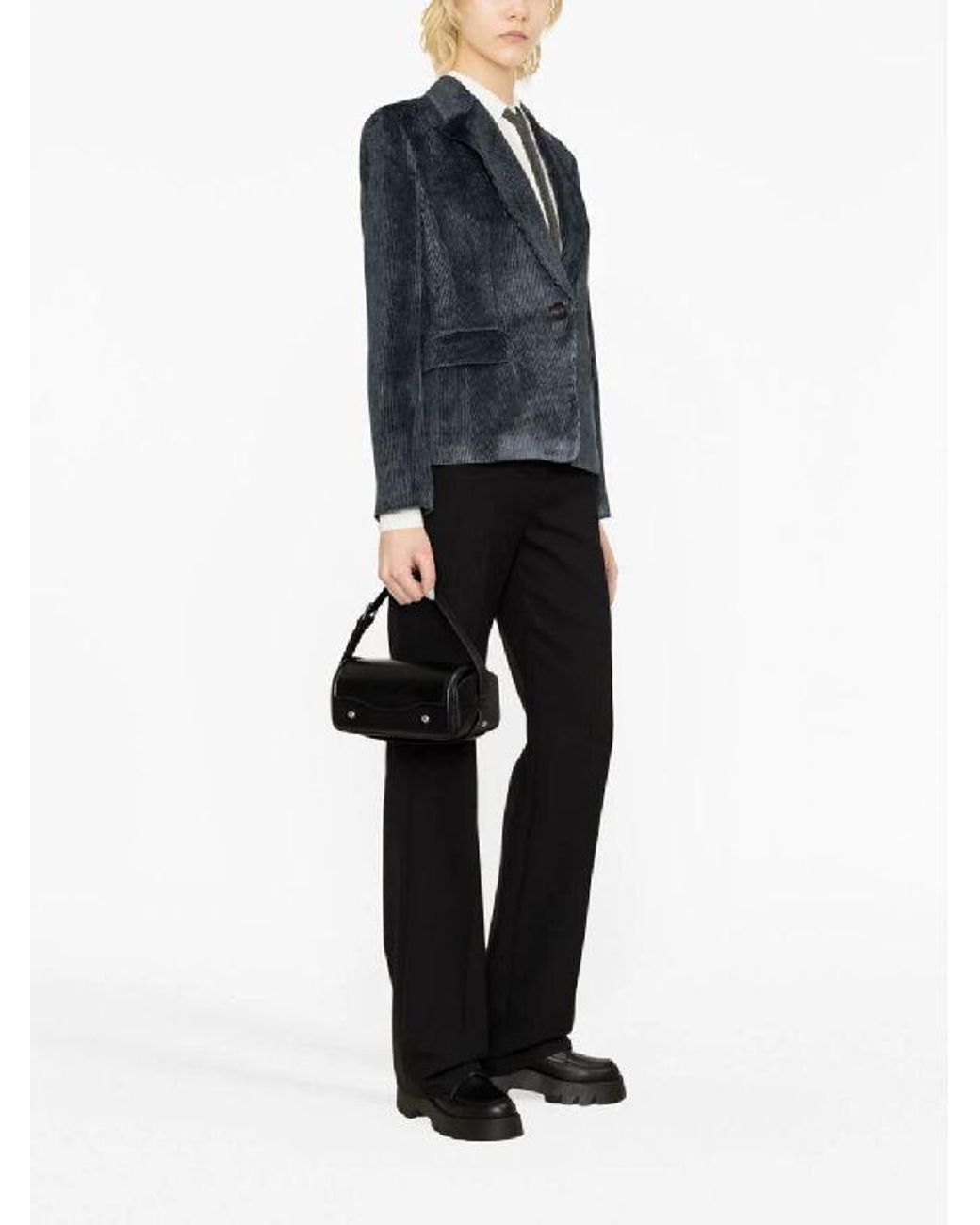 Brunello Cucinelli Blue Viscose Jacket