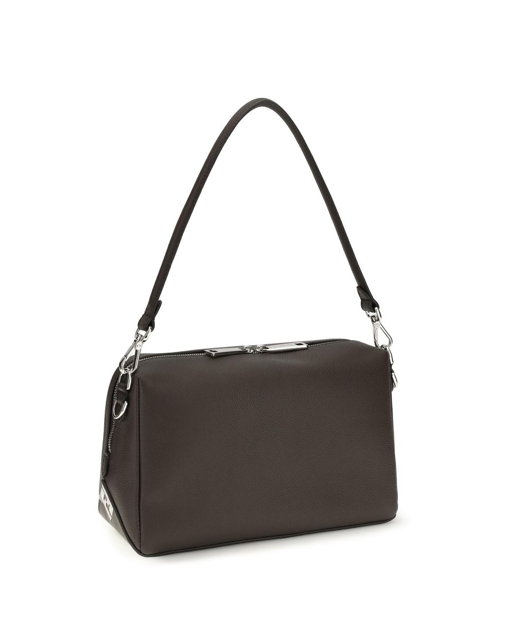 Fendi Black Shoulder Bag Lui Chocolate Calf Leather for men