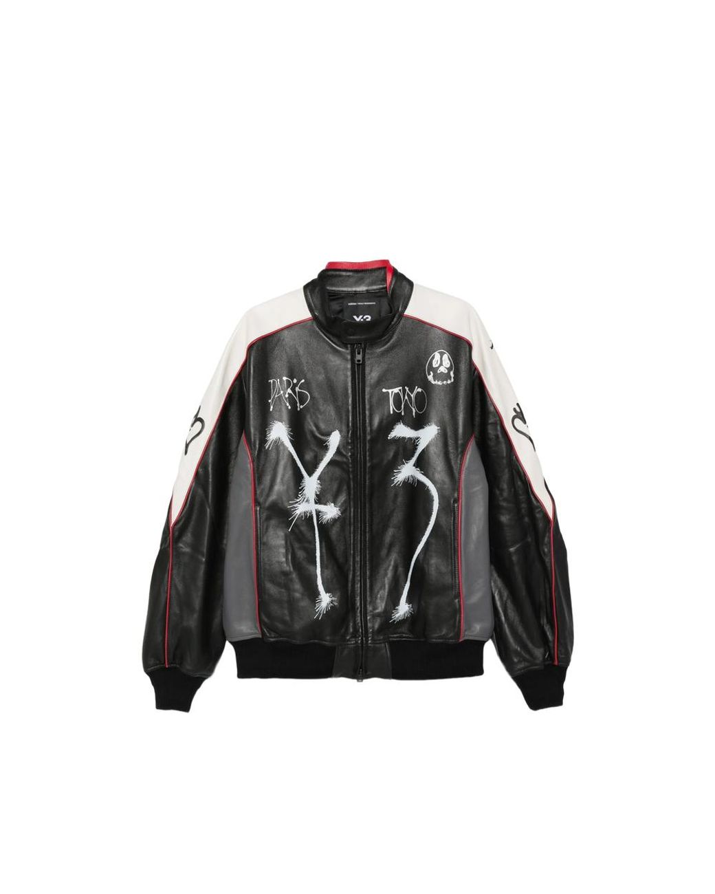 Adidas Black Leather Jacket for men