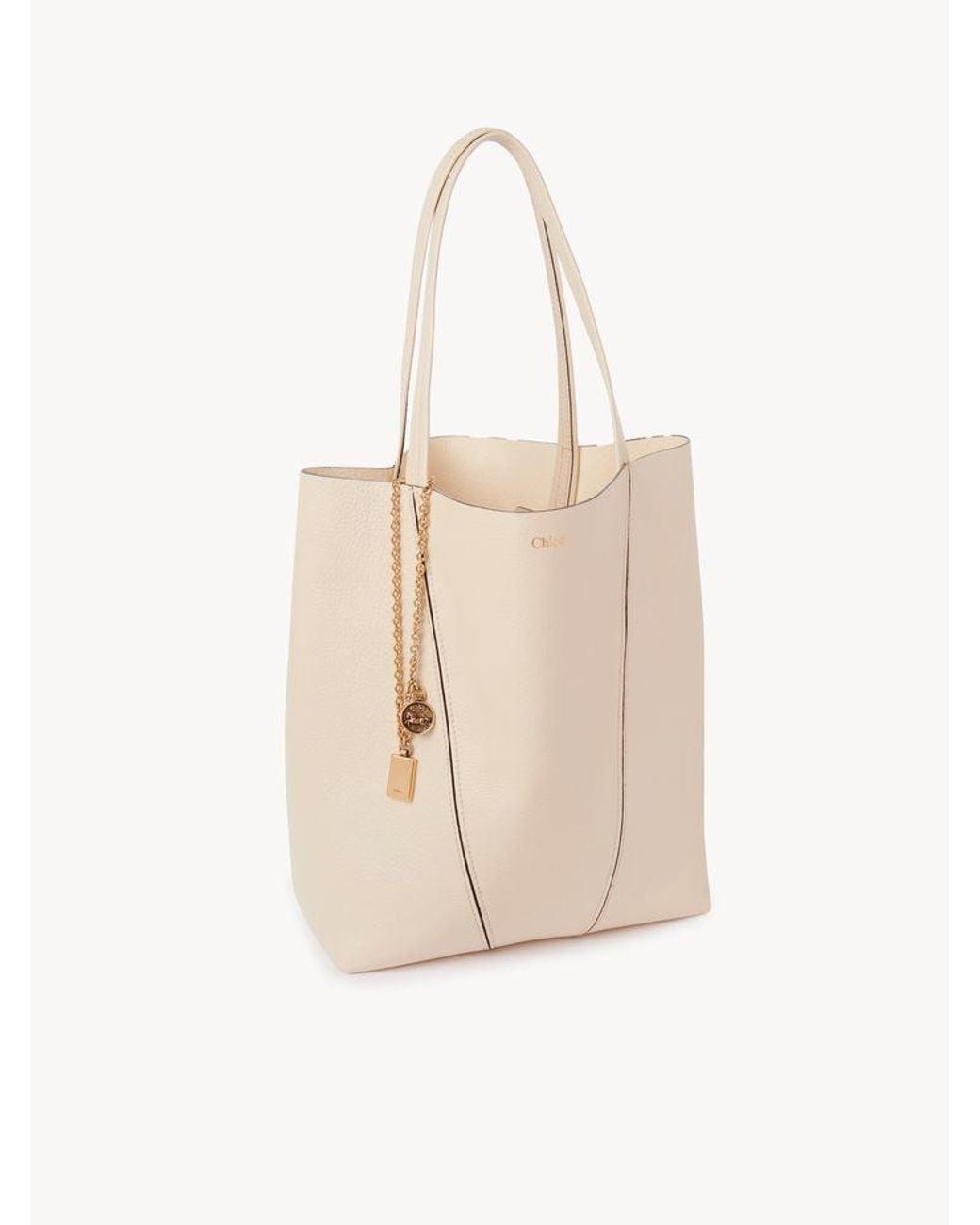 Chloé Natural Chloé Leather Shoulder Bag