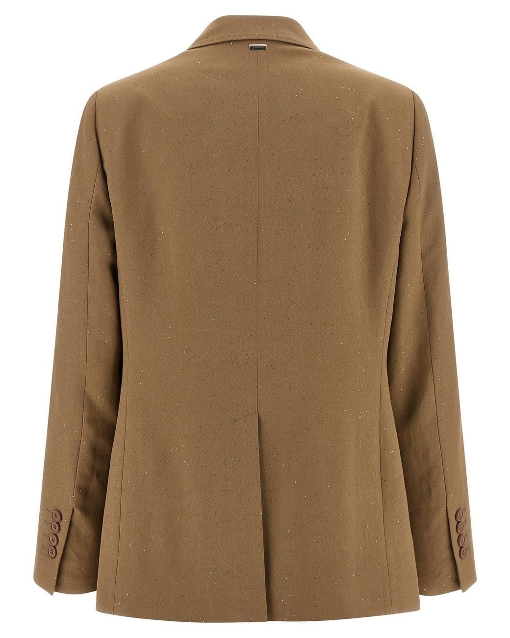 Herno Natural Micro Sequin Blazer