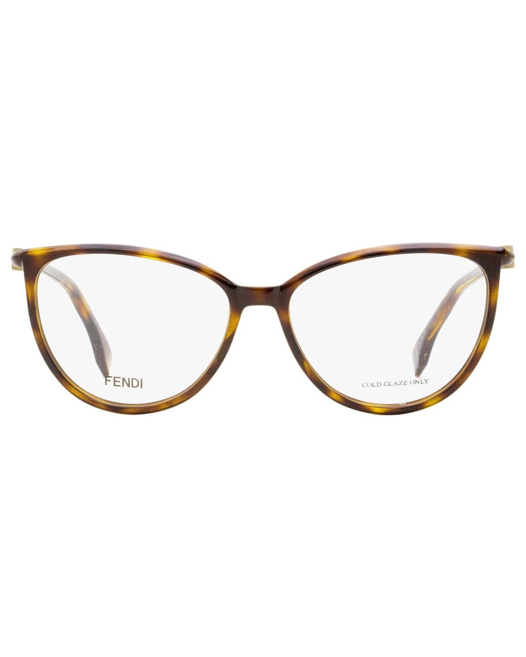 Fendi Black Oval Eyeglasses Ff0462 086 54Mm 462 Plastic (Injected)