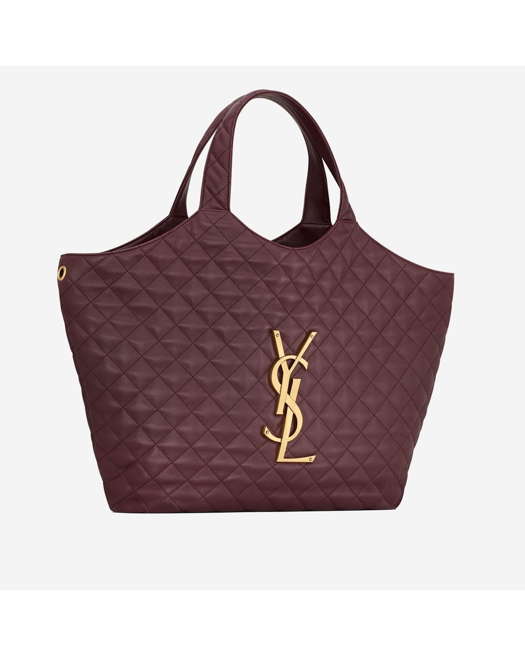 Saint Laurent Red Shoulder Bag Icare Nappa Leather