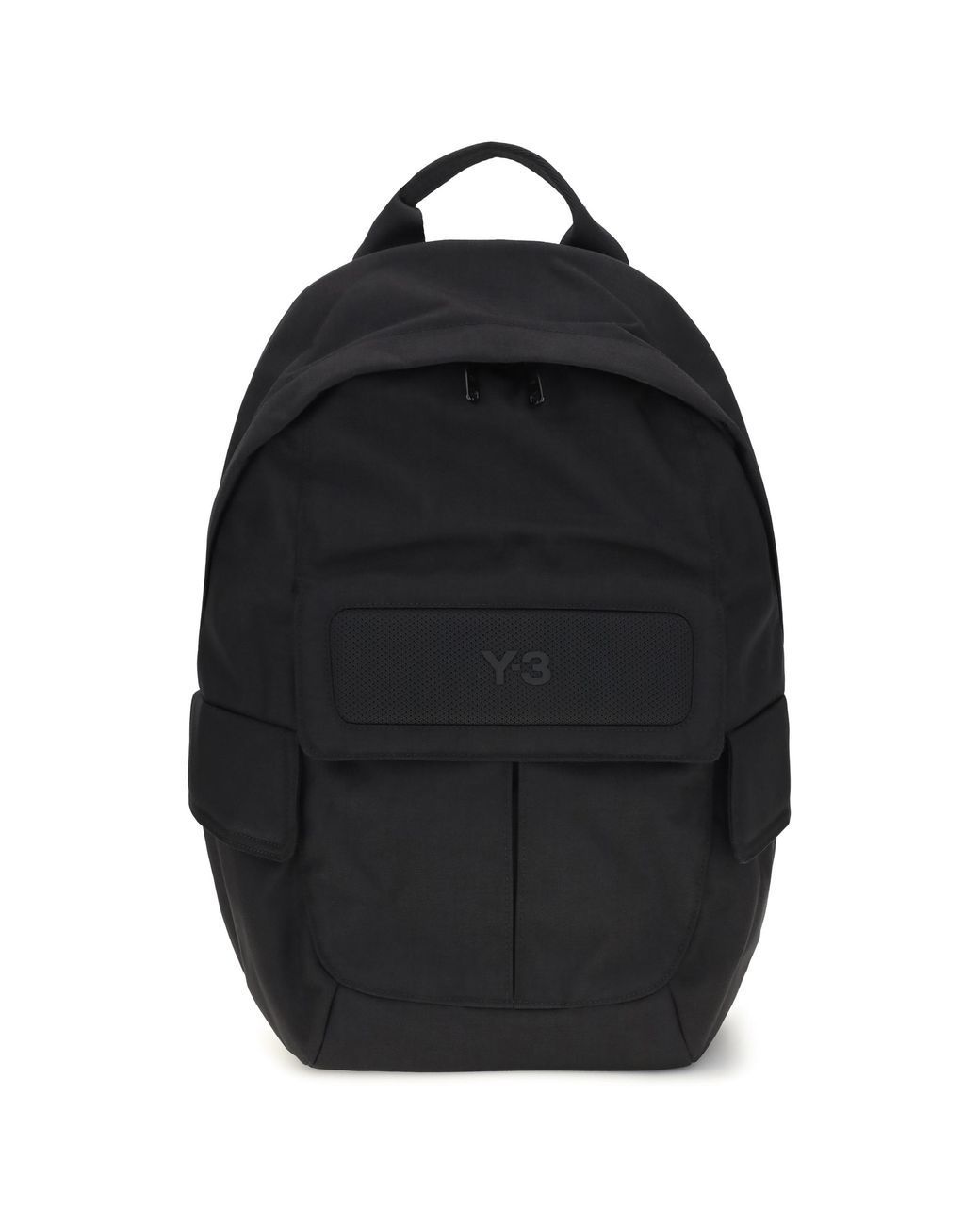 Y-3 Black Logo Backpack Polyamide for men