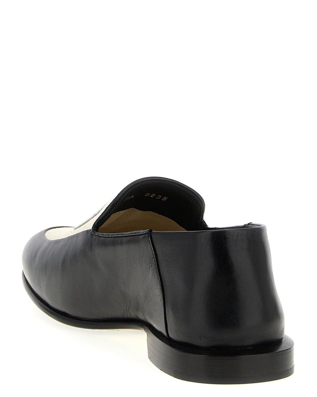Givenchy Black Label-Detail Leather Loafer
