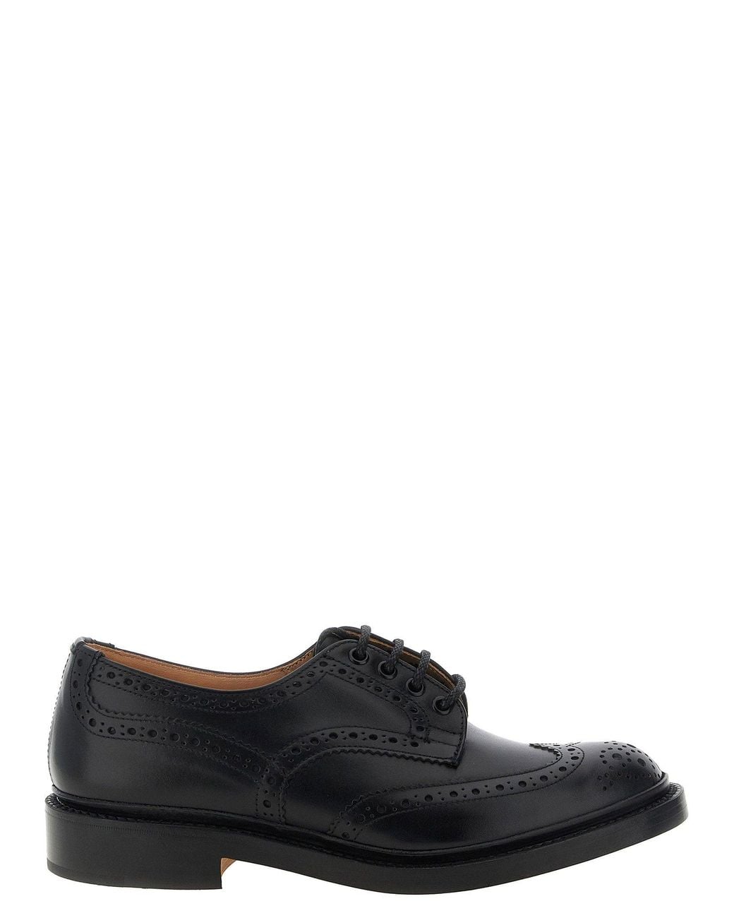 Tricker's Black Brogue Oxford