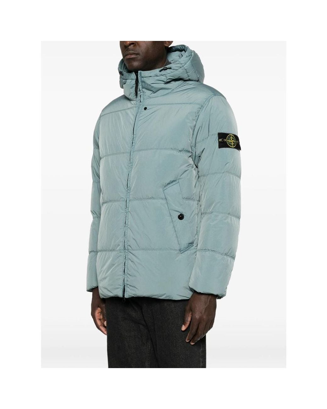 Stone Island Blue Jackets for men