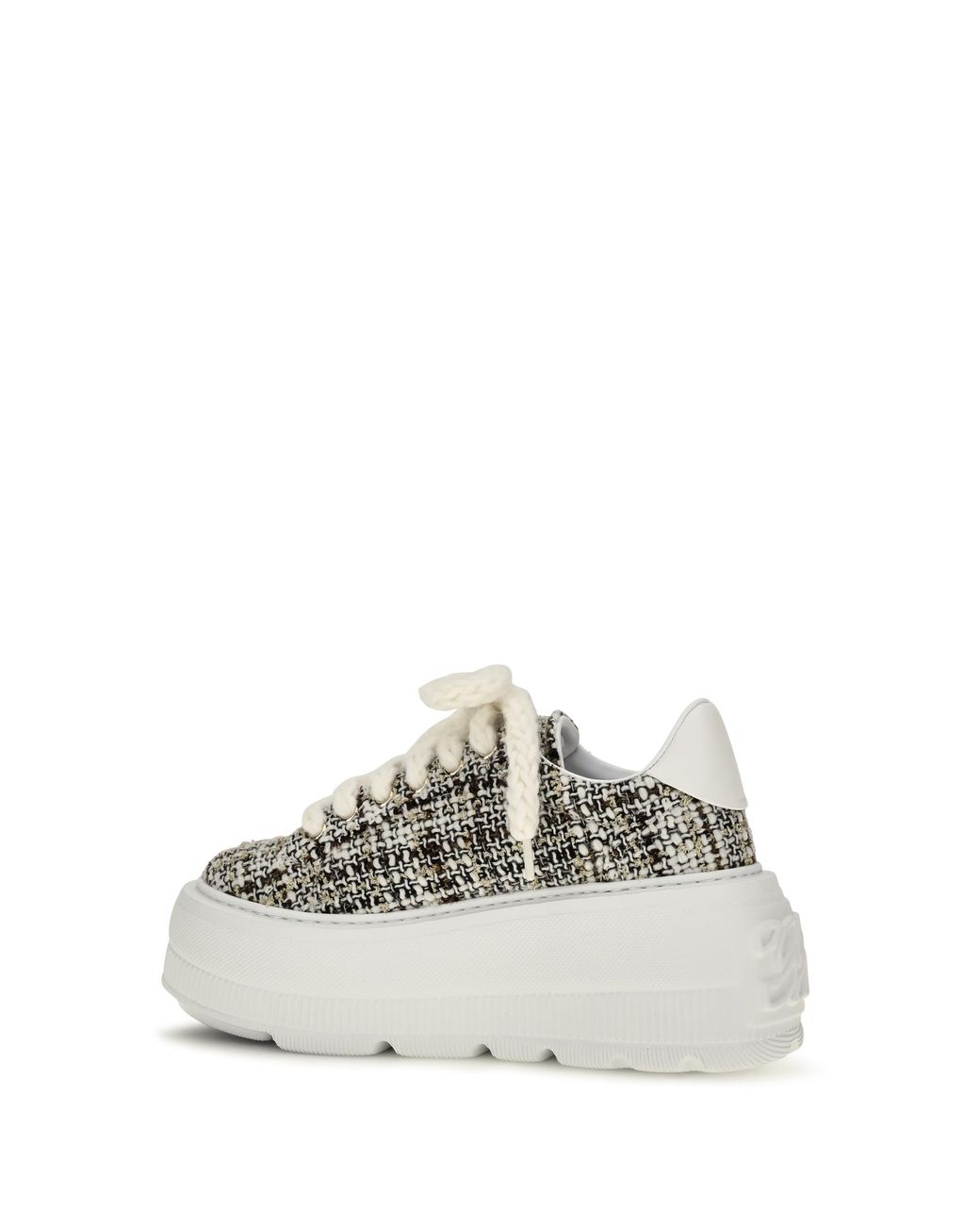 Casadei White Sneakers Nexus Bouclé Upper: Fabric Trainers