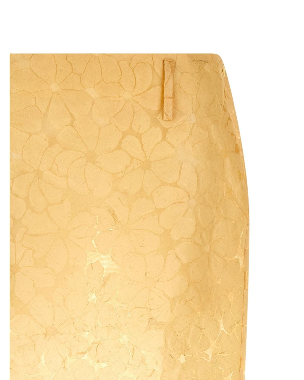 Marni Yellow Marni Floral Jacquard Skirt
