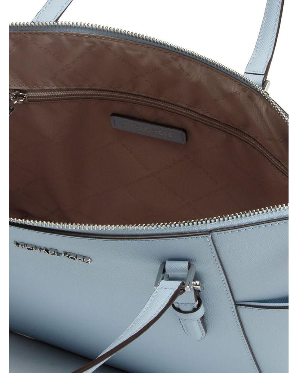 Michael Kors Brown Tote Bag Leather Tote-Bags