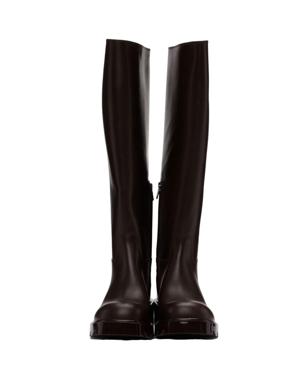 Bottega Veneta Black Leather Boots