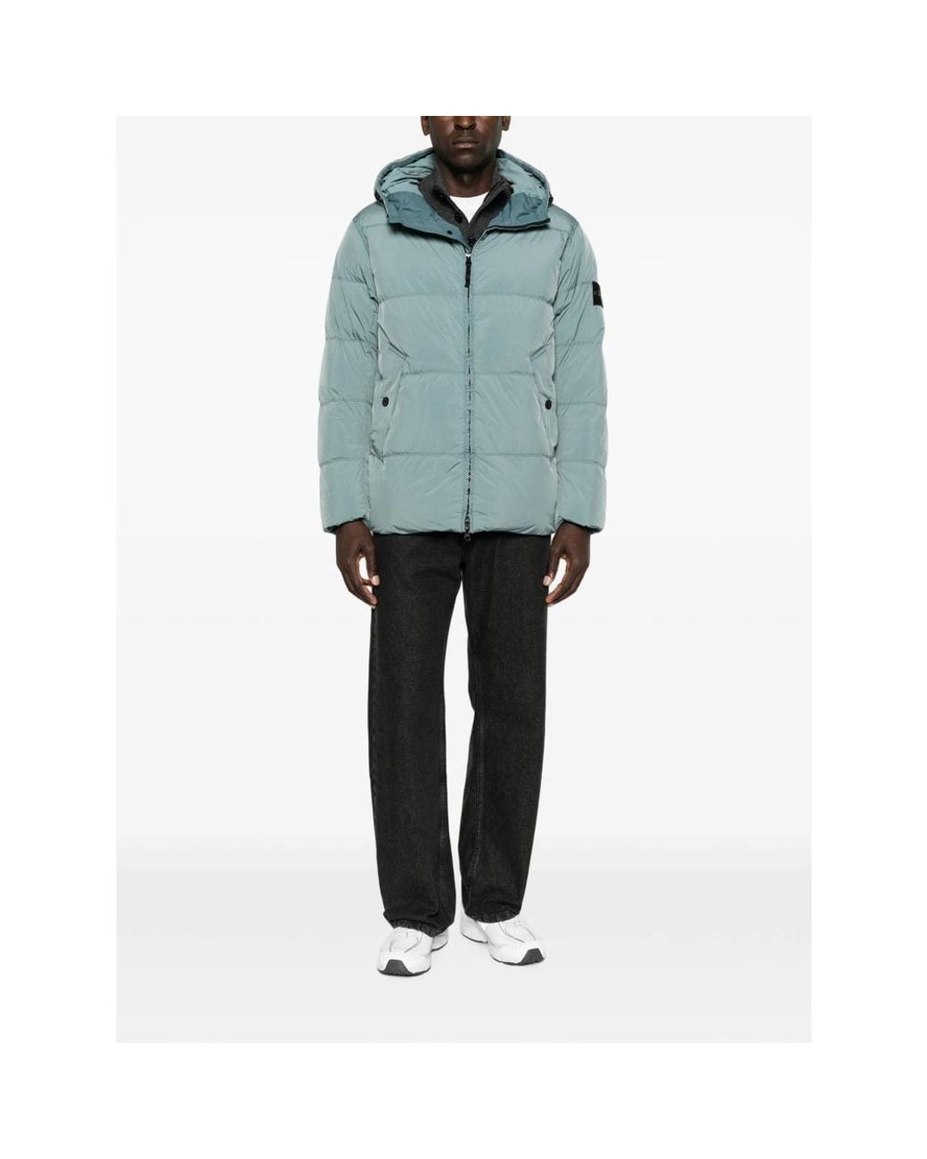Stone Island Blue Jackets for men