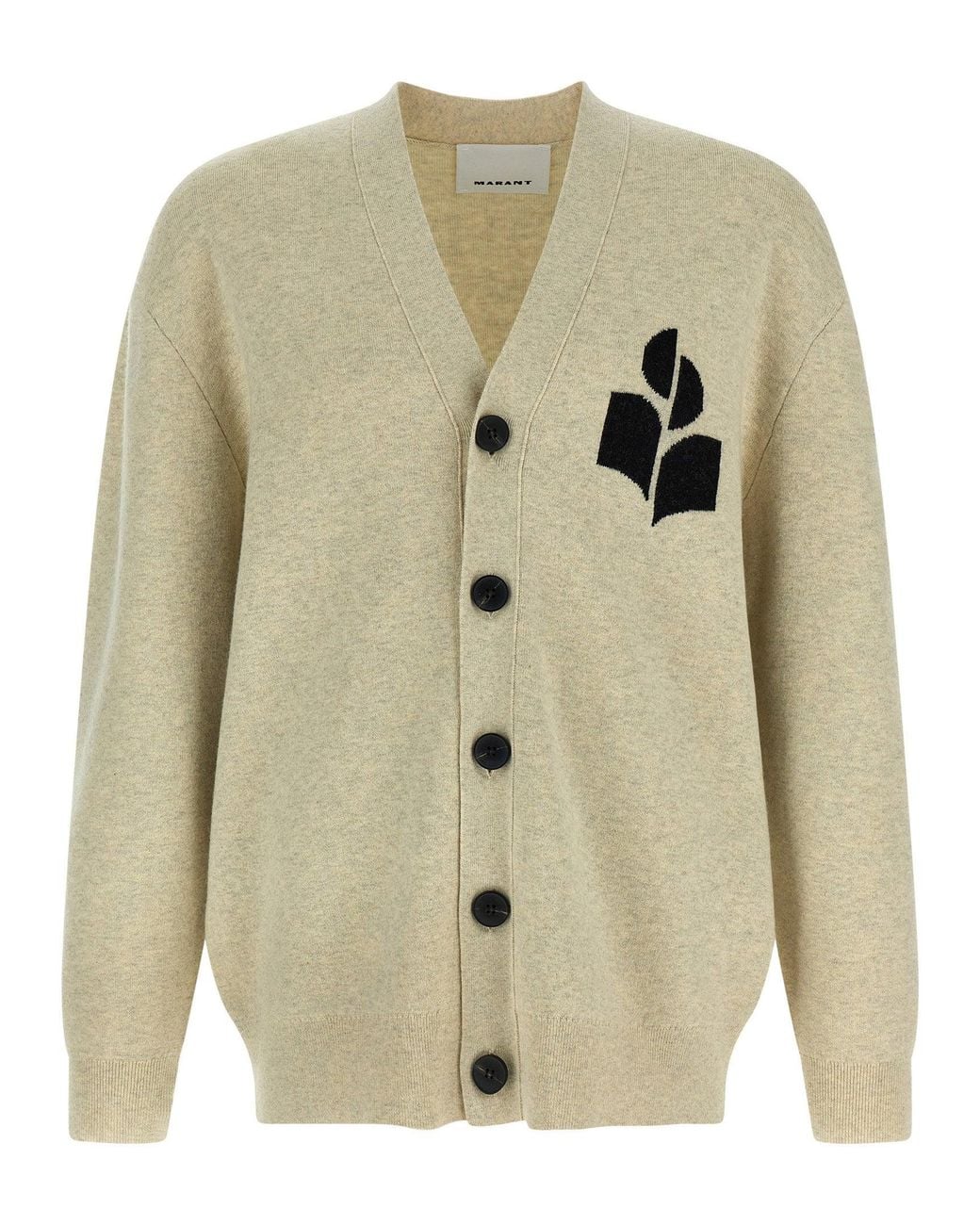 Isabel Marant Cardigan in White | Lyst