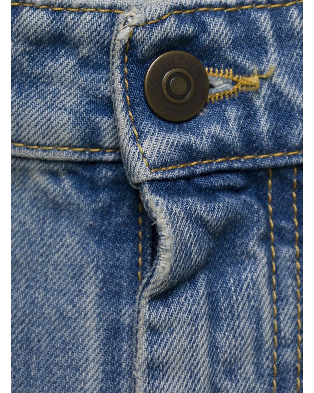 Maison Margiela Blue Light Five-Pocket Asymmetric Jeans