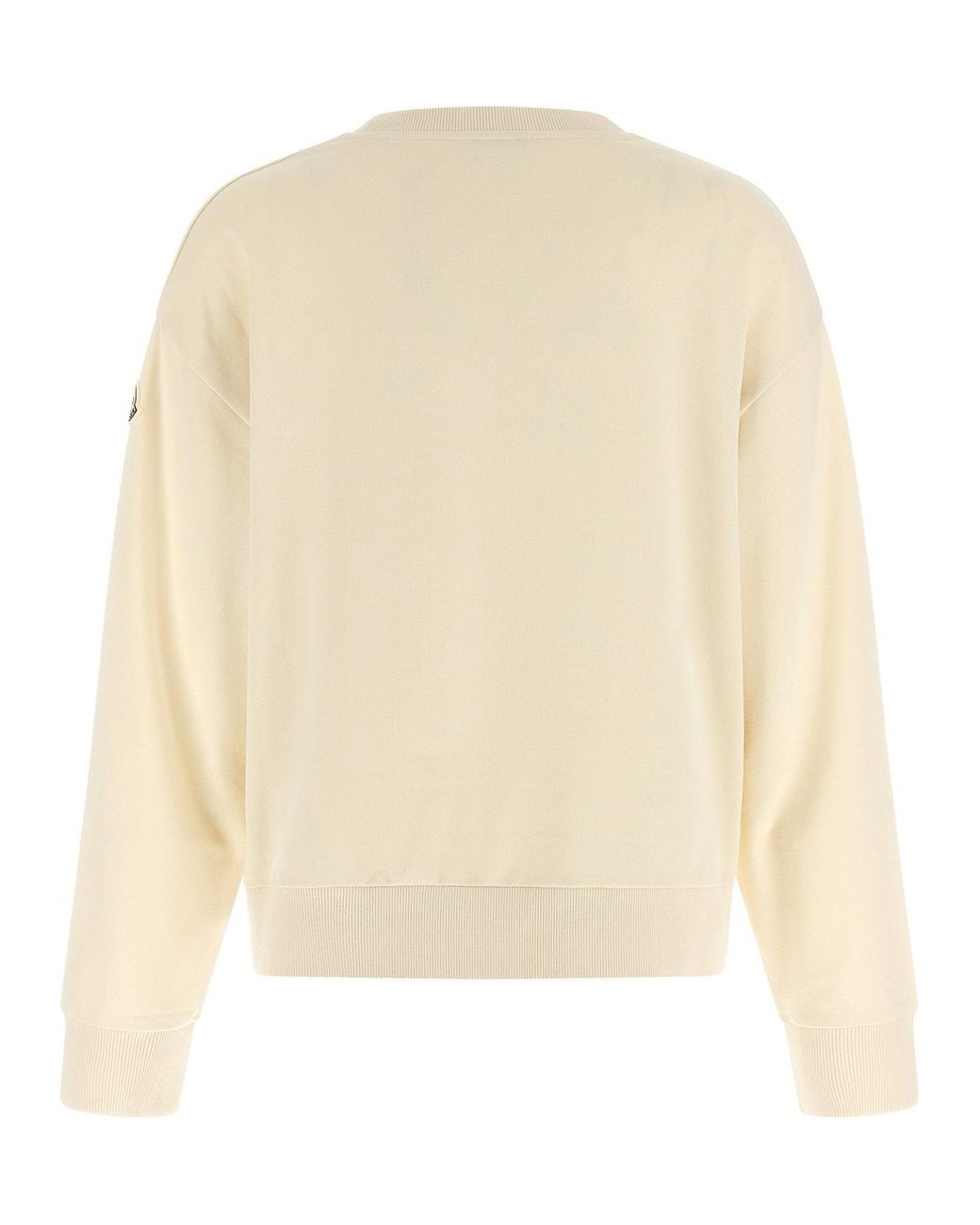 Moncler Natural Logo-Embroidered Sweatshirt