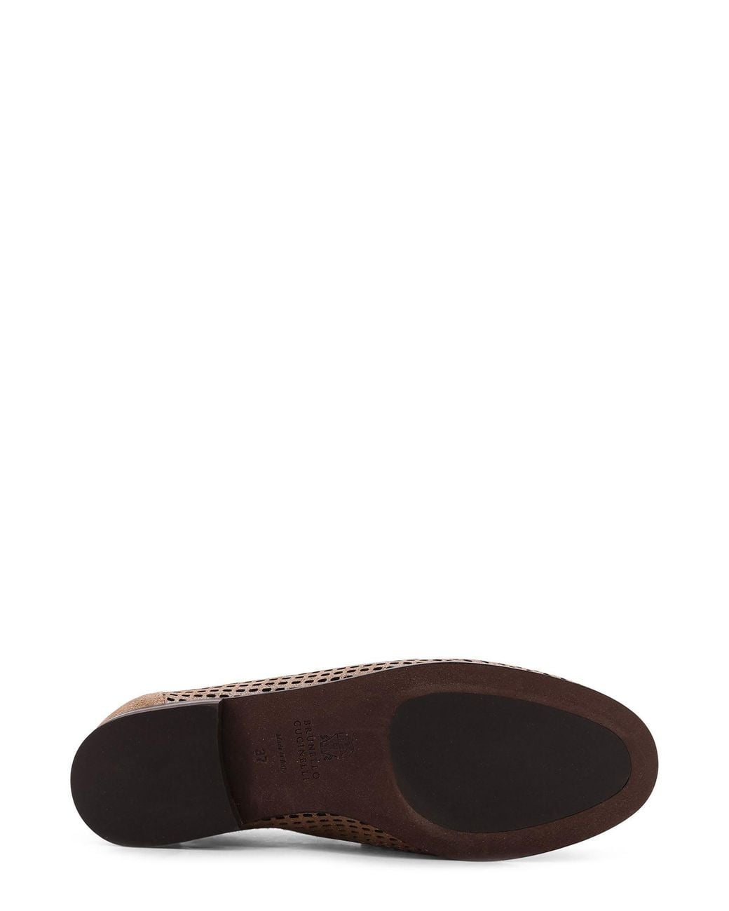 Brunello Cucinelli Brown Suede Sneakers With Lurex Effect