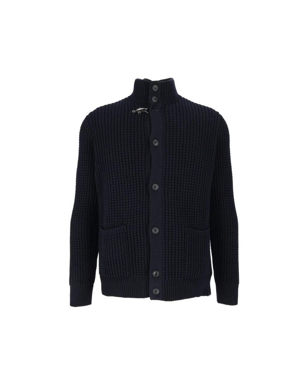 Fay Blue Sweater Wool Blend Virgin for men