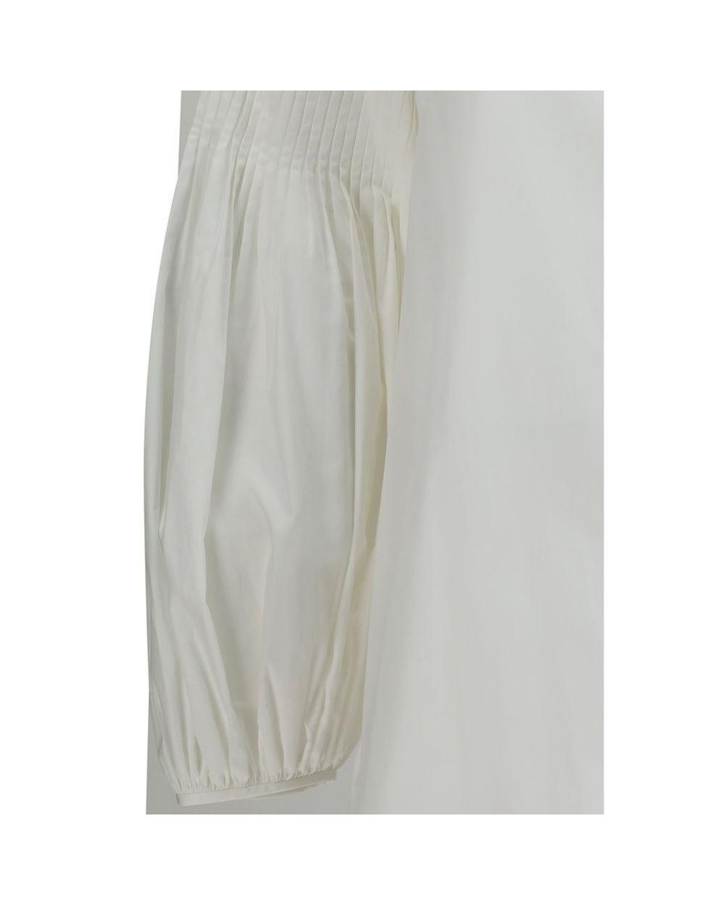 Max Mara White Cotton Blouse