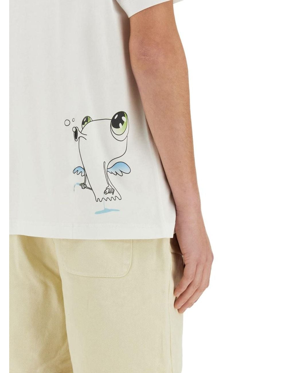3.PARADIS Natural X Edgar Plans T-Shirt Cotton T-Shirts for men