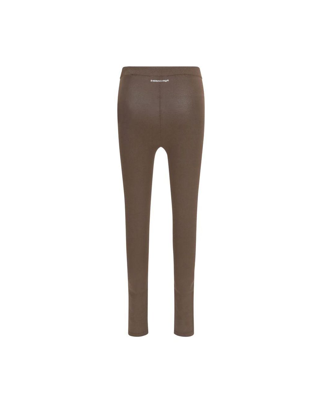 Balenciaga Gray Brown Viscose Leggings
