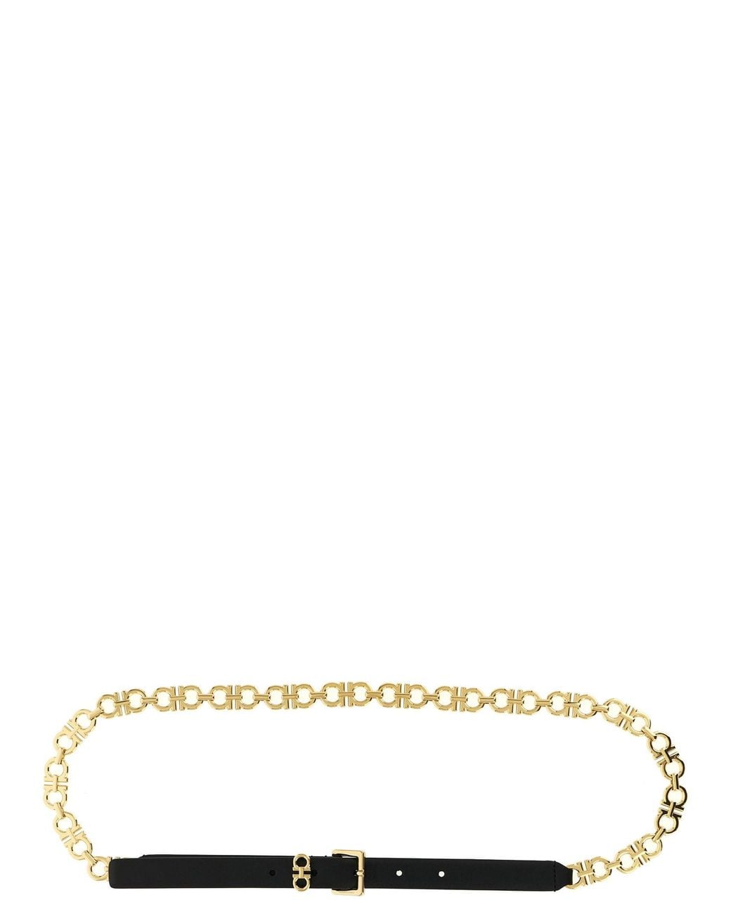 Ferragamo Natural Gancini Belt
