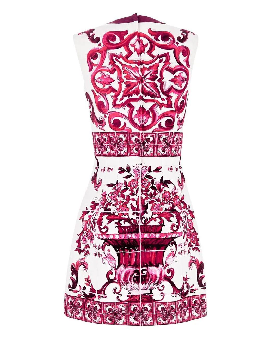 Dolce & Gabbana Majolica-print Brocade Mini Dress - Farfetch